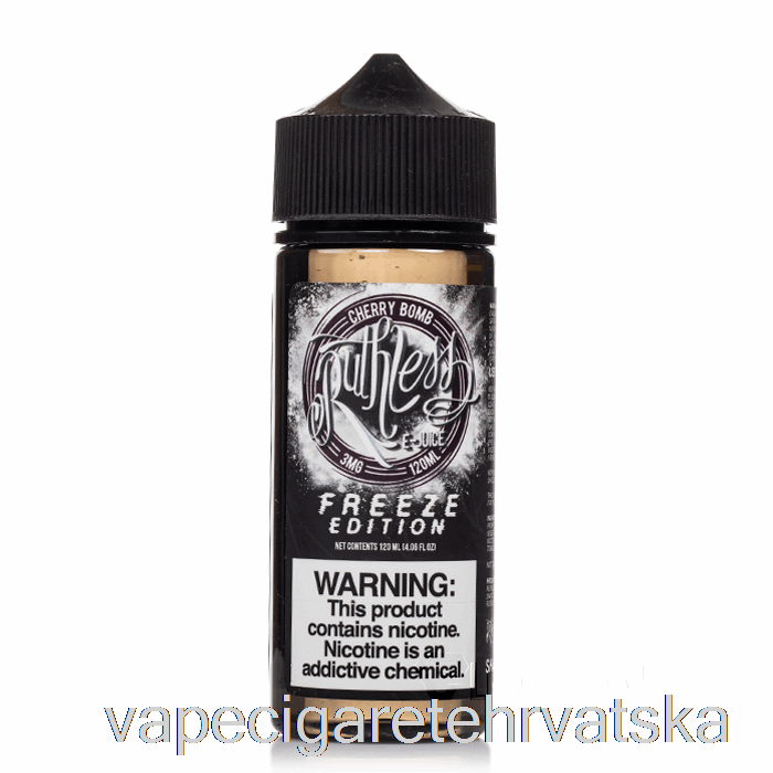 Vape Hrvatska Cherry Bomb - Freeze Edition - Ruthless Vapor - 120ml 6mg